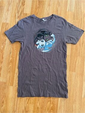 5 for $25! Gray Graphic How To Train Your Dragon Men’s T-Shirt